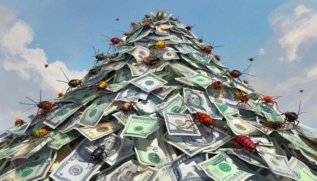 денежные купюры 